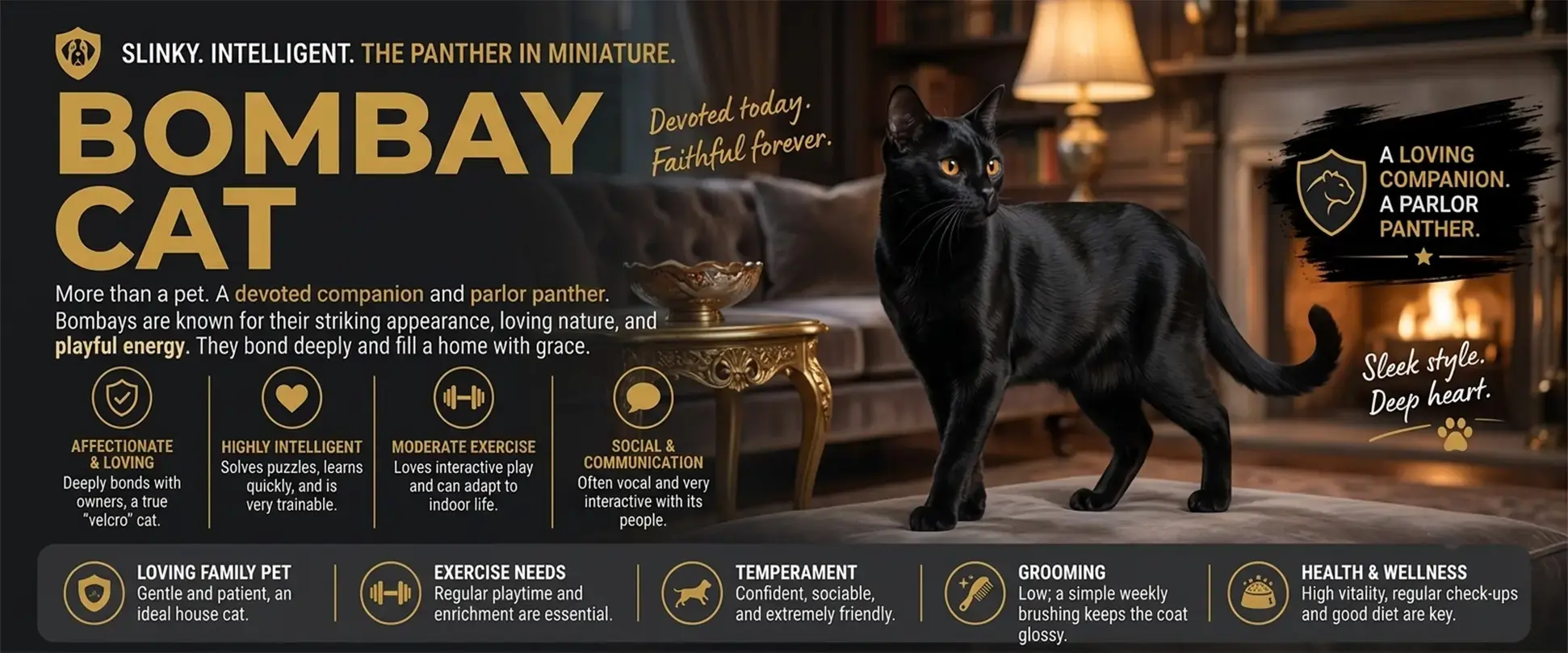 Bombay Cat Kitten For Sale