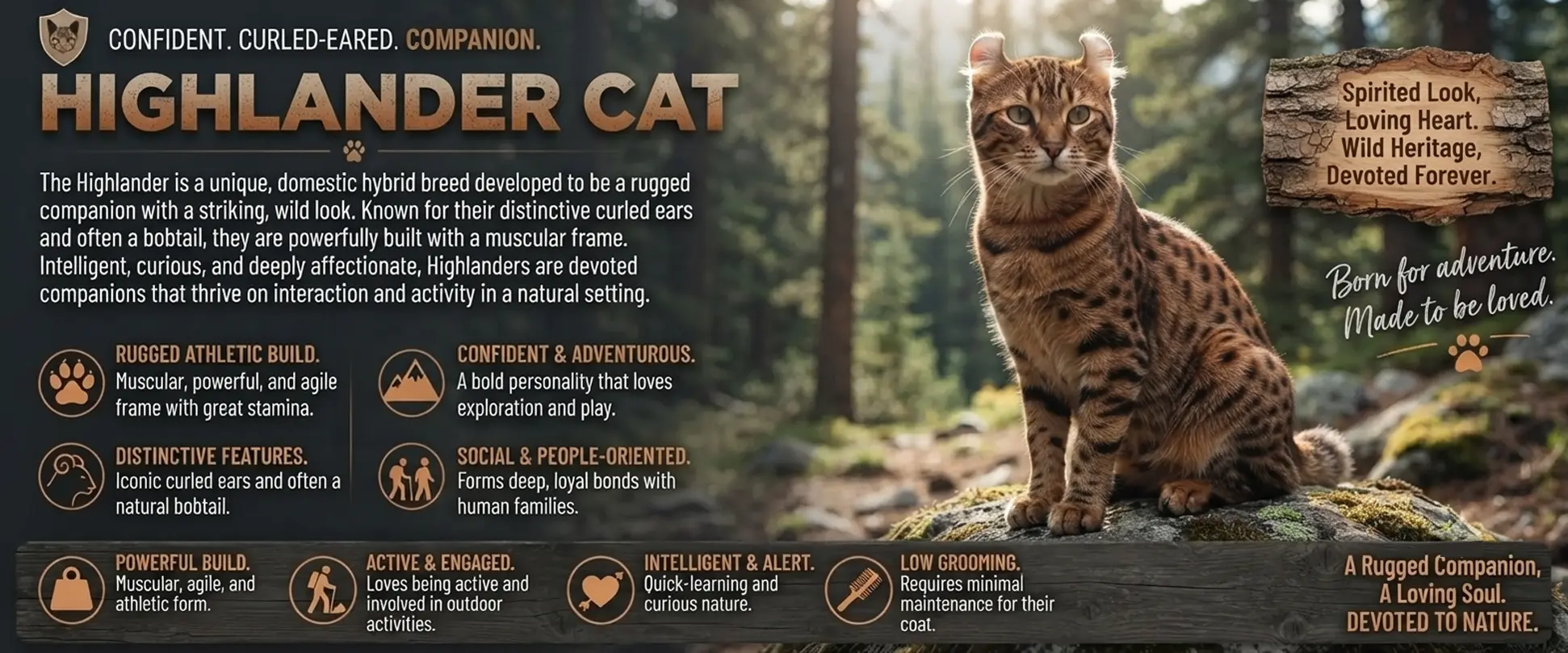 Highlander Cat Kitten For Sale