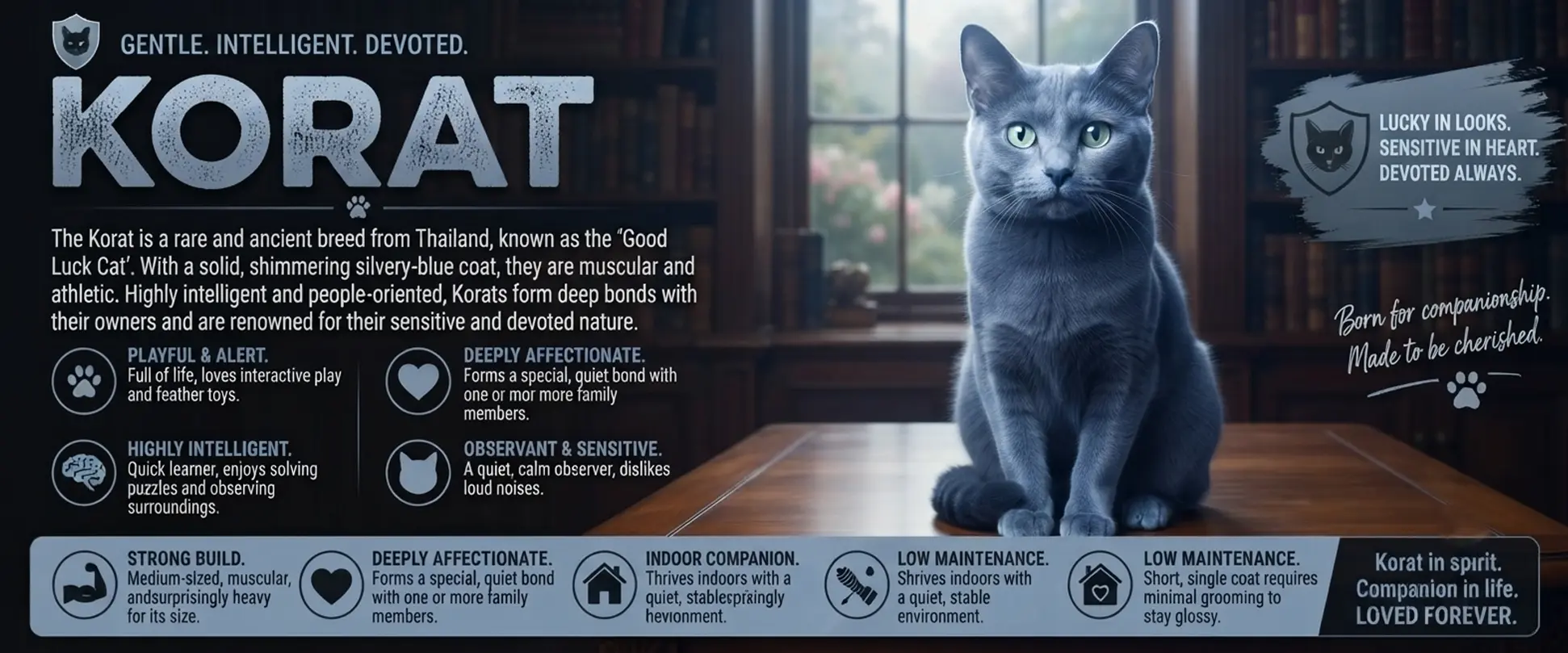 Korat Kitten For Sale