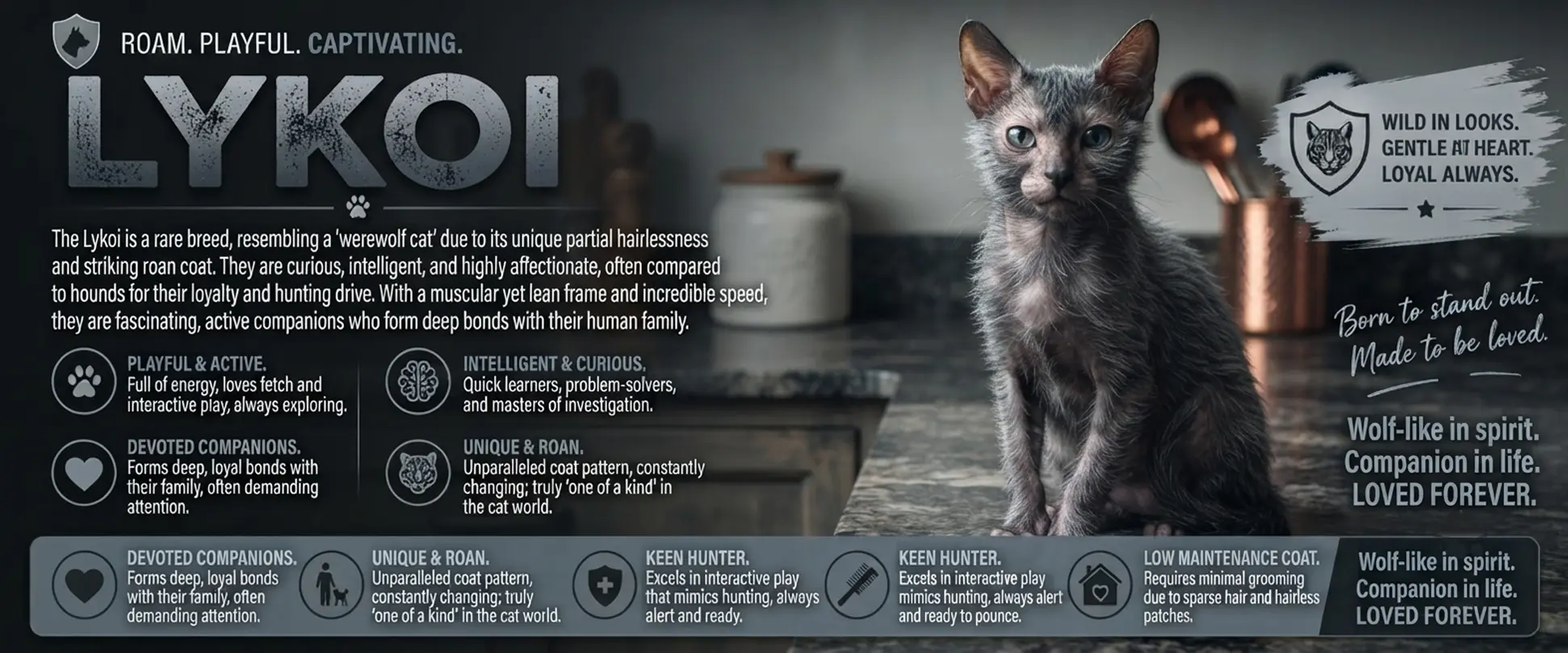 Lykoi Kitten For Sale