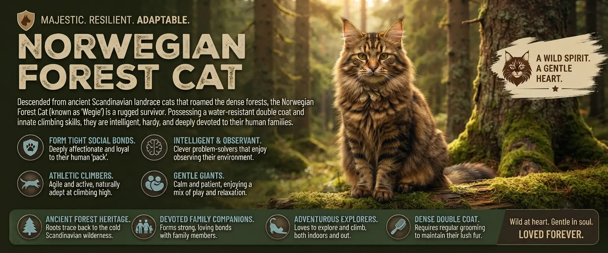 Norwegian Forest Cat Kitten For Sale