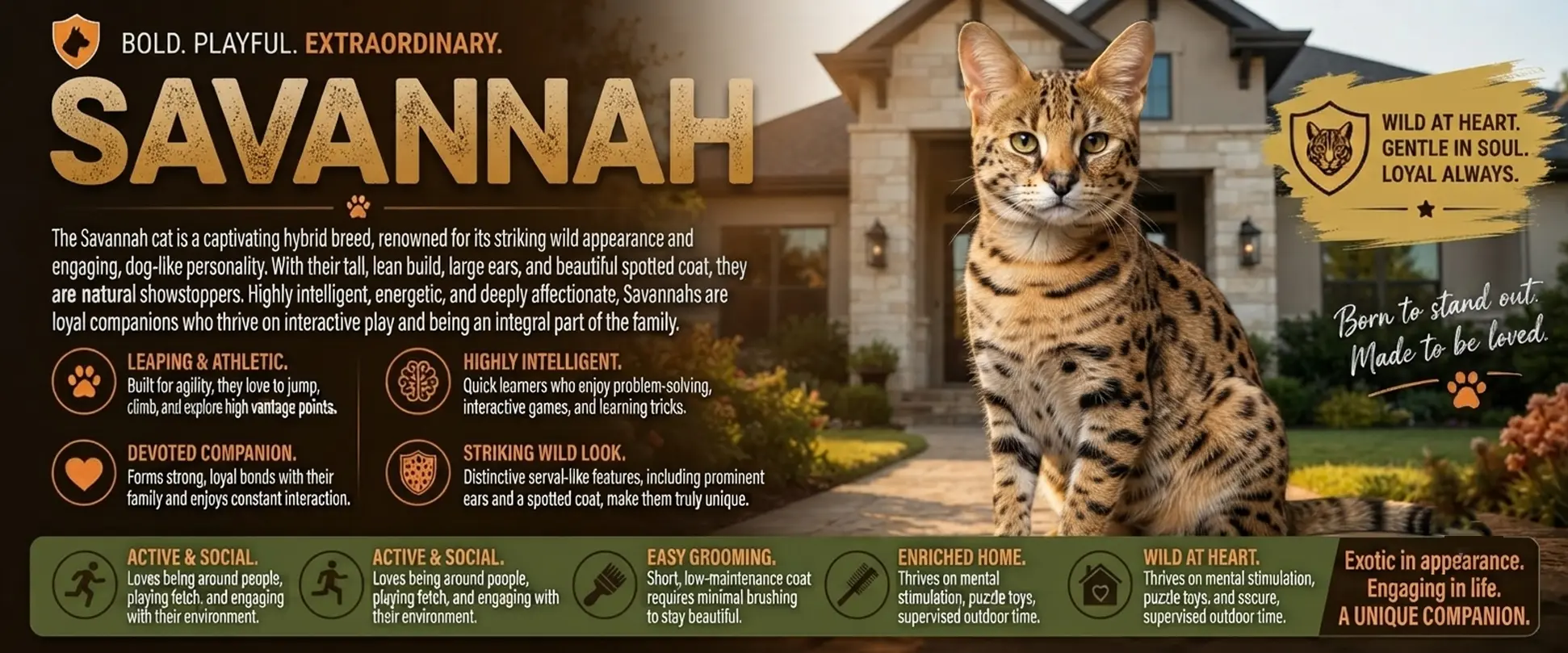 Savannah Cat Kitten For Sale