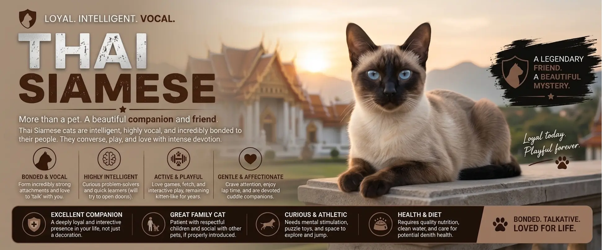 Thai Siamese Kitten For Sale